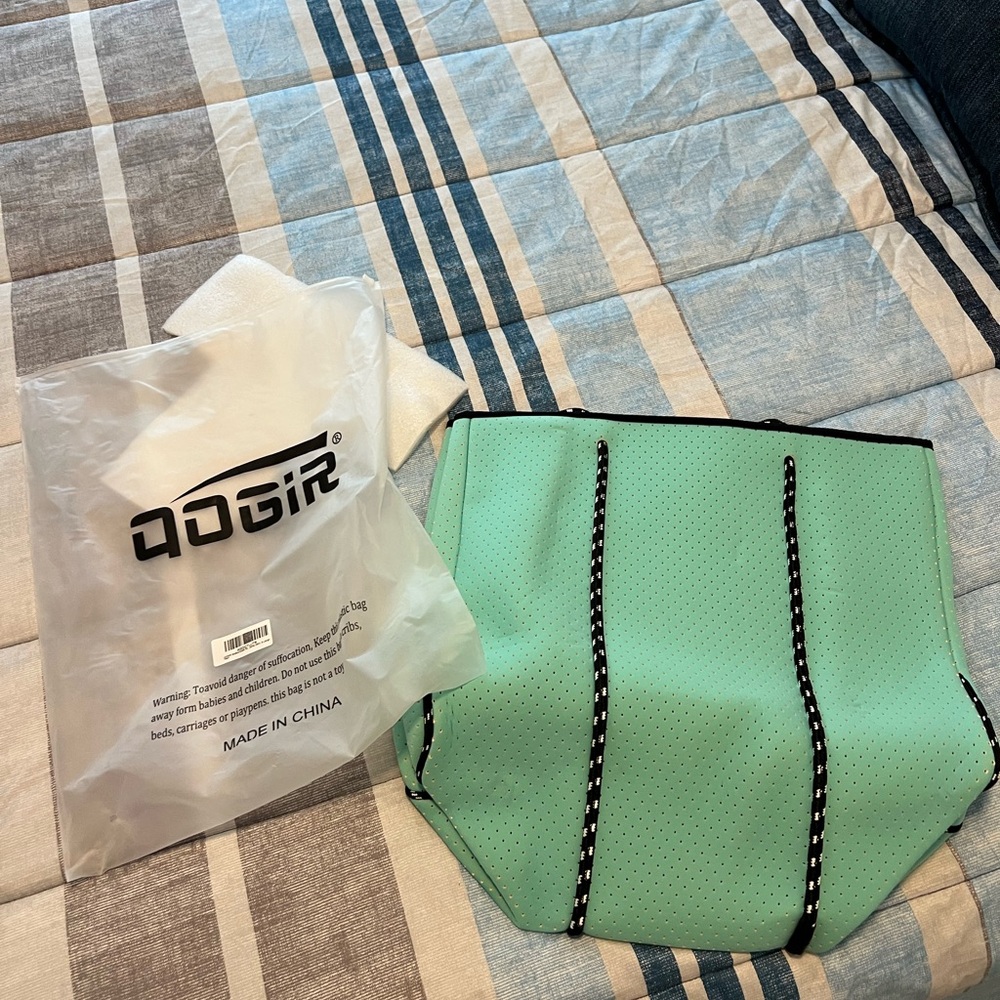 Mint Green Tote Bag
